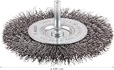 Bosch 1x PRO Steel Longlife Wire Wheel Crimped 6 mm Shank 100 mm view 3