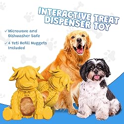 Yeti Puff and Play Dog Toy, Dog Chew Holder, Fun