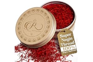 Royal Gold Saffron – Premium Super Negin Saffron Threads, Grade A+ | Gourmet Chef’s Select Spice for Paella, Rice, Risotto, Teas, Dessert, and Gourmet Recipes (3g, 0.10 oz)
