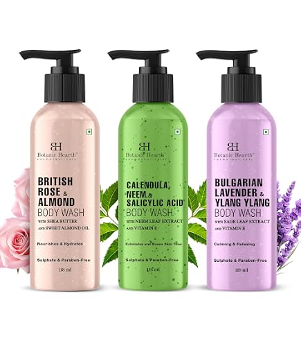 Amazon.com: Botanic Hearth Relax & Renew Body Wash Set - 4 fl oz