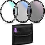 Altura Photo 52MM Lens Filter Kit - Includes 52MM ND Filter, 52MM Polarizer Filter, 52MM UV Filter - UV, CPL Polarizing Filte