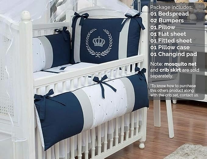 crown crib bedding
