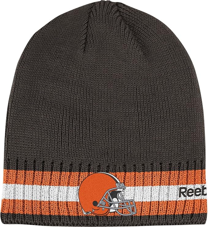 Reebok Cleveland Browns Sideline Coaches Cuffless Knit Hat