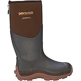 Dryshod Mens Haymaker Hi Hard Working Boots|Rubber | Waterproof | Brown | Pull On |HAY-MH-BR