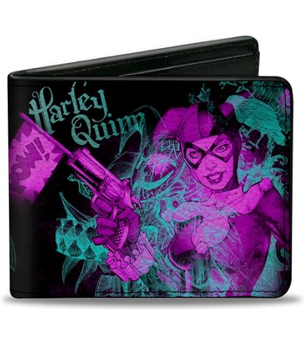 Amazon.com: Buckle-Down DC Comics Wallet, Bifold, The Joker Card