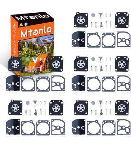 Be In Your Mind Carburateur Reparatieset – 2 Stuks, Compatibel Met Husqvarna 40-55 & Zama RB-45 – Voor Kettingzaag En Trimmer