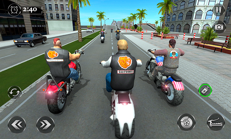 アメリカンチョッパーギャングバイクシミュレーター狂気オフラインゲーム モトクロストラフィックバイクレース Amazon Co Jp Appstore For Android