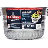 Behrens Galvanized Bushel Basket (1 Bushel)