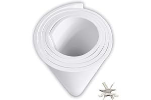 EVA Foam Cosplay - 6mm Thick (1mm to 10mm) - Extra Large Foam Sheets - White or Black - 35" x 59" Sheet - Ultra High Density Craft Foam 85 kg/m3 - by The Foamory