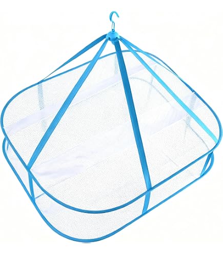 Panier De Rangement Suspendu 4 Niveaux - Filet Pliable Économiseur D'Espace Idéal Pour Chambre Et Salle De Bain