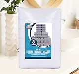 Utopia Towels 8-Piece Luxury Towel Set 97% Cotton White 2 Bath 2Hand 4Wash view 8
