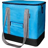 UrbanHouse Extra Large Premium Grade Reusable Insulated Cooler Bag with Heavy Wall Insulation and 2-Way Carry for Grocery Shopping and Food Delivery 1-Each