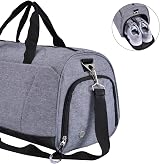 KASIBON Gym Bag with Shoes Compartment Wet Pocket Duffel Bag view 5