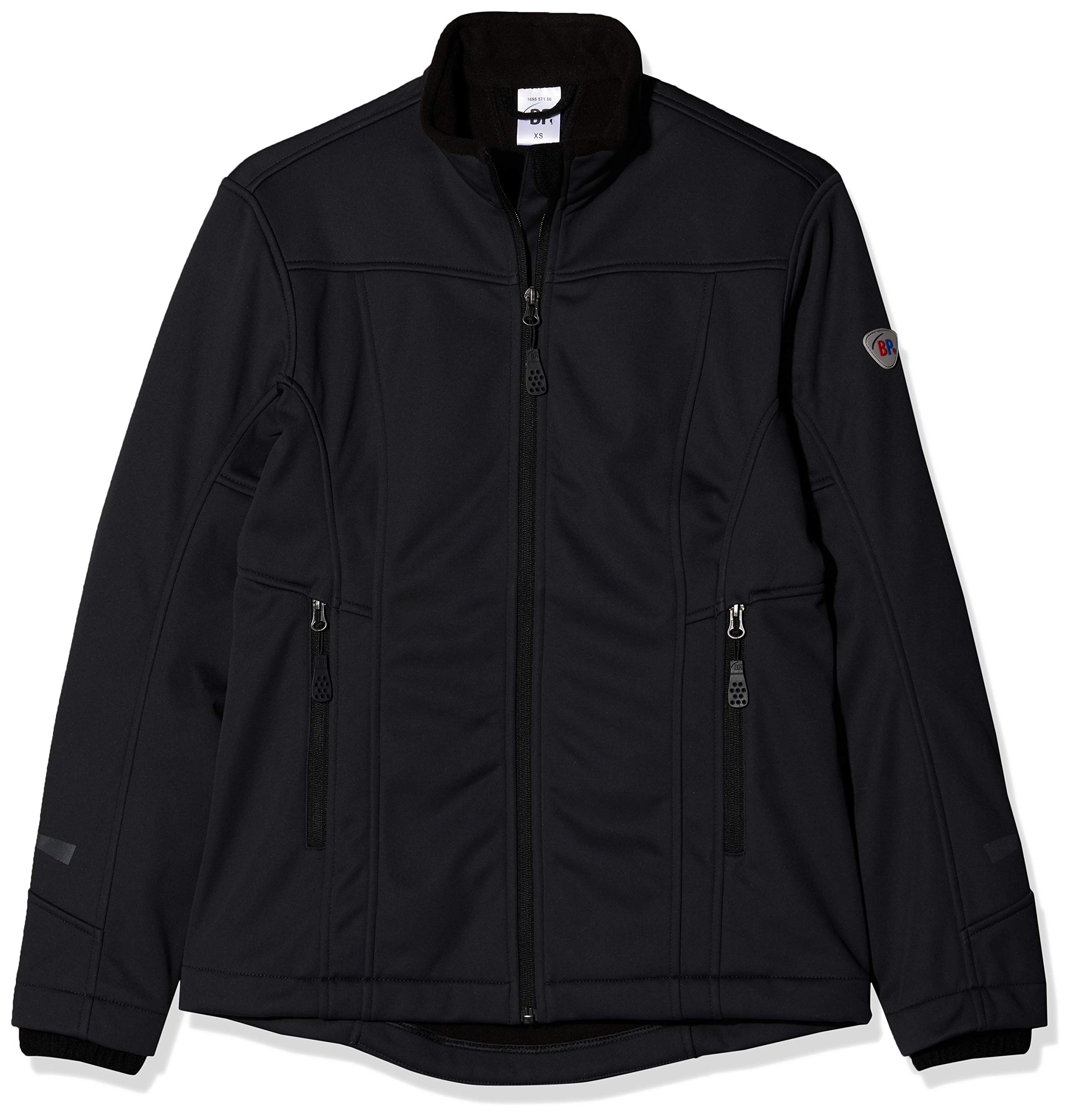 BP 1695-571-56 Women'S Soft-Shell Jacket, Stand-Up Collar, Front Zip, 255,00 G/M², 100% Polyester, Anthracite, Size Xs