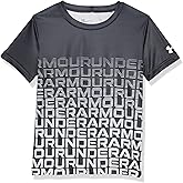 Under Armour Boys Short Sleeve Shirt, Crewneck, Lightweight and Breathable