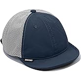 Croogo Breathable Short Brim Baseball Cap Mesh Trucker Hat Soft Flat Bill Dad Hats Lightweight Ultra Thin Sport Sun Cap