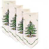 Spode - Napkin Set, Holiday Inspired Home Decor, Set of 4 (Spode Christmas Tree Collection)