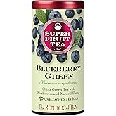 The Republic of Tea Blueberry Green Superfruit Tea, 50 Tea Bag Tin