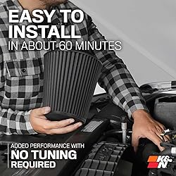 K&N Cold Air Intake System: Dry-Flow Air