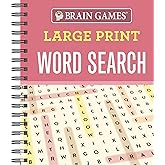 Brain Games - Word Searches - Large Print (Red) (Brain Games Large ...