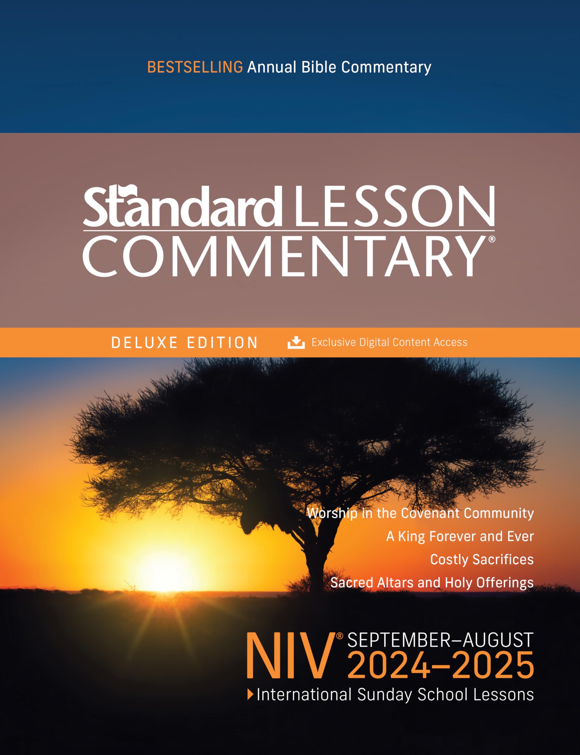 Photo 1 of ***2 COPIES INCLUDED***NIV® Standard Lesson Commentary® Deluxe Edition 2024-2025 (Standard Lesson Comm)
