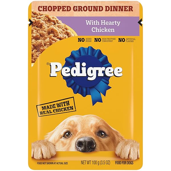 PEDIGREE CHOPPED GROUND DINNER ADULT SOFT WET DOG...
