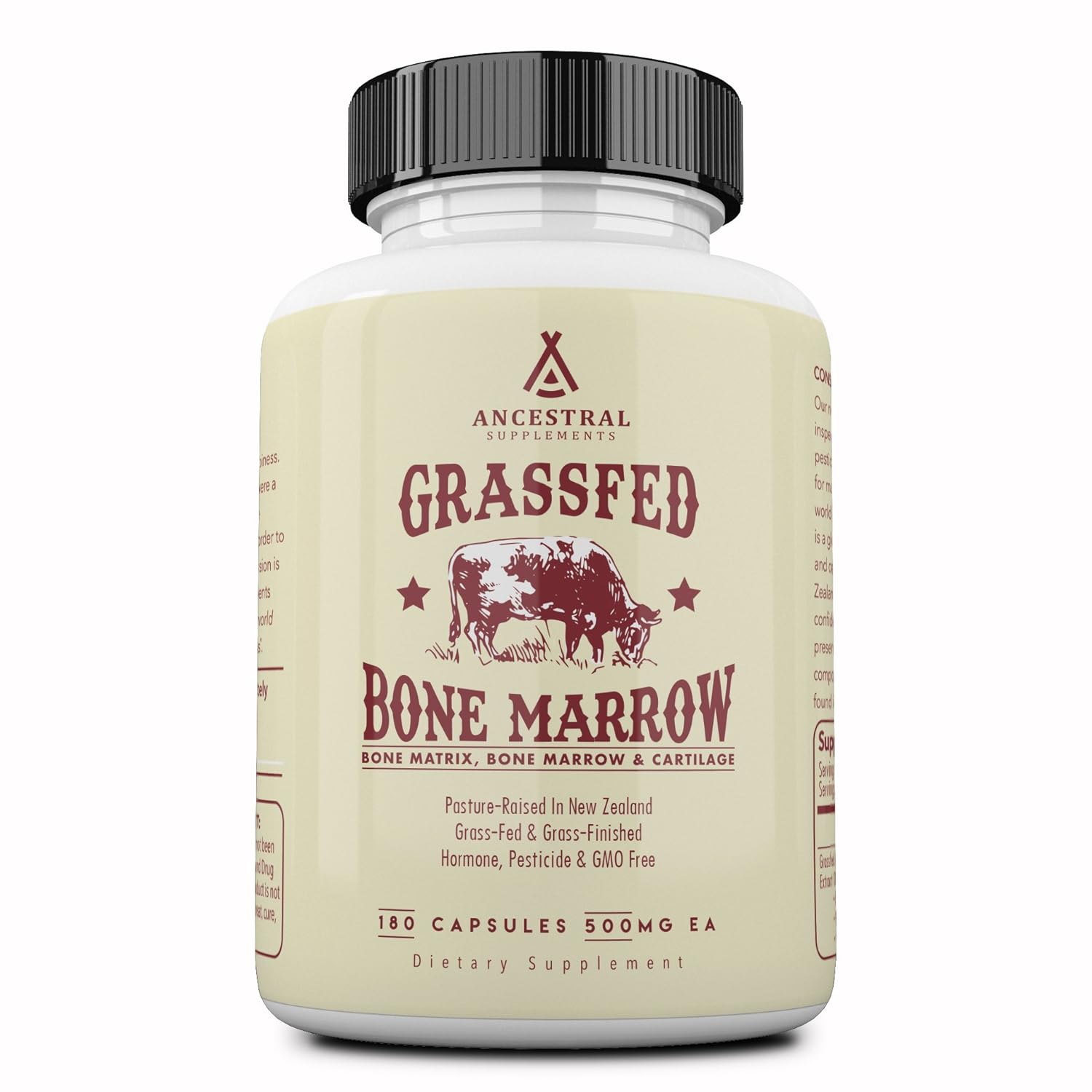 Ancestral Supplements Grass Fed Bone Marrow — Whole Bone Extract (Bone
