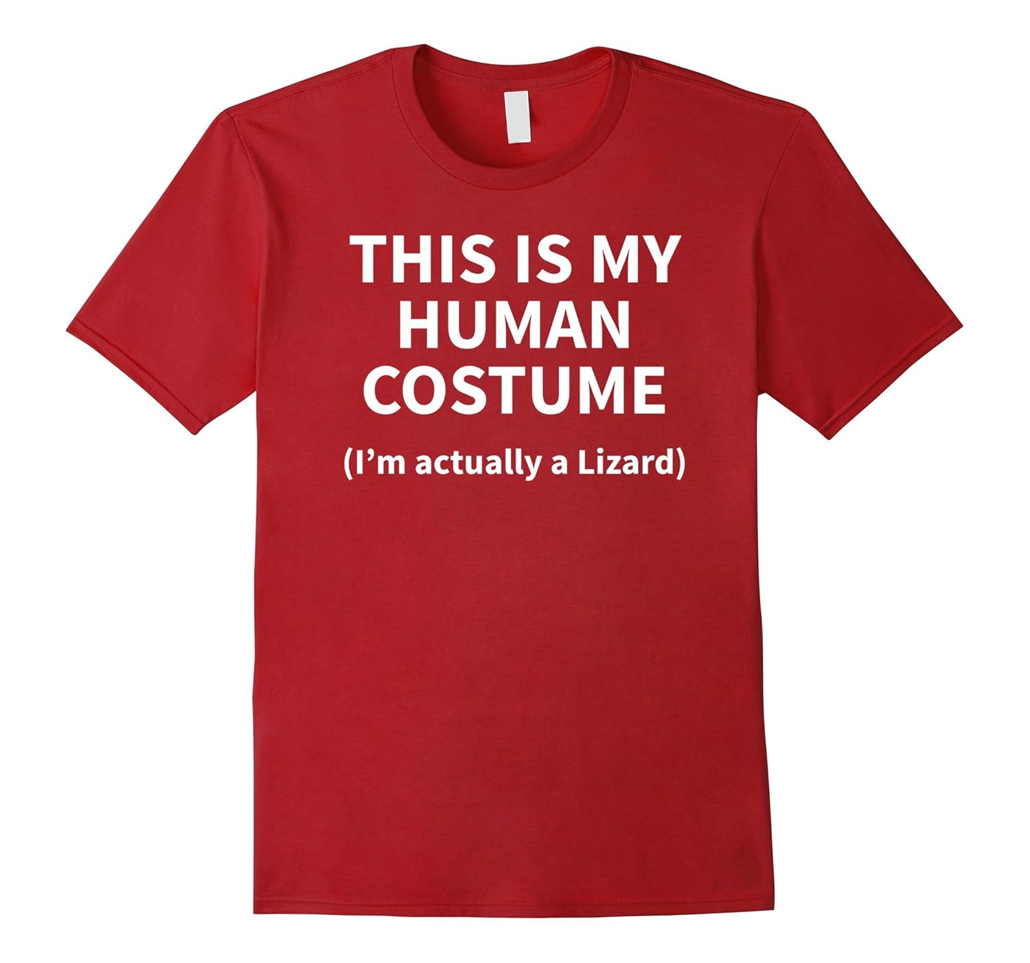 This is my HUMAN COSTUME I'm Actually a Lizard T-SHIRT Funny-ANZ