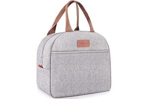 Lunch Bag for Women & Men Adult Insulated Lunch Box, Small Leakproof Cooler Food Lunch Containers Reusable High Capacity Lunc