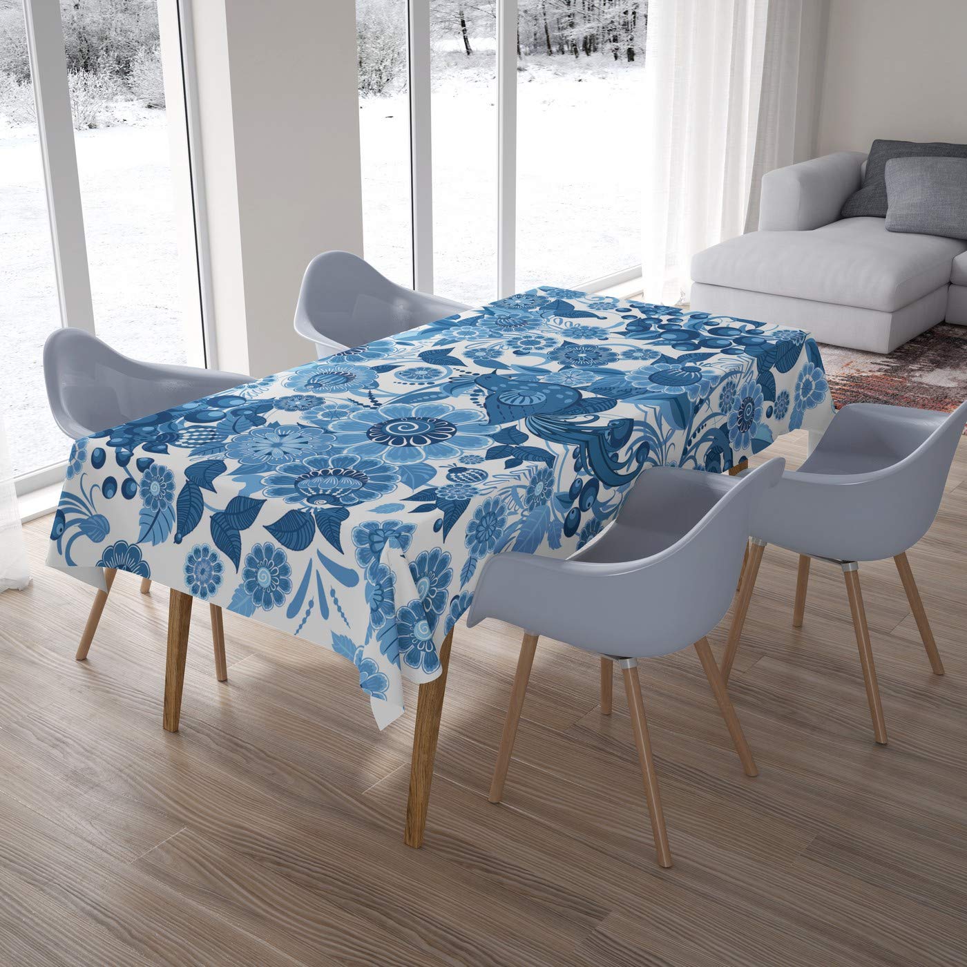 Bonamaison Kitchen Decoration, Tablecloth, 140cm x 200cm - Designed and Manufactured in Turkey