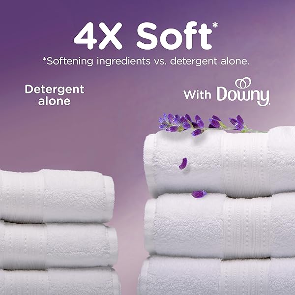 DOWNY ULTRA SOFT FABRIC SOFTENER LIQUID, CALM, LAVENDER AND VANILLA BEAN, 56 FL OZ, 83 LOADS