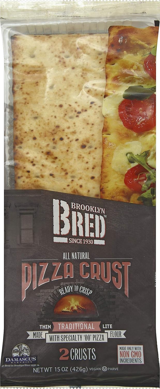 Brooklyn Bred All Natural Pizza Crust Non Gmo Vegan Thin