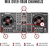 Numark NS4FX 4-Deck DJ Controller with 6-Inch Jog Wheels Serato Lite Included view 4