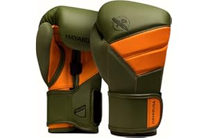Hayabusa T3 Boxing Gloves for Men and Women Wrist and Knuckle Protection, Dual-X Hook and Loop Closure, Splinted Wrist Suppor