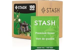 Stash Tea Premium Green Tea, Box of 100 Tea Bags