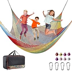 Climbing Cargo Net for Kids - 9.8FT x 9.8FT Double