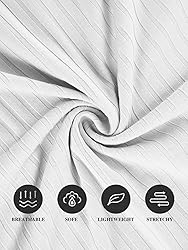 Runcati Men's Ribbed Tank Tops 2 Pack Knit