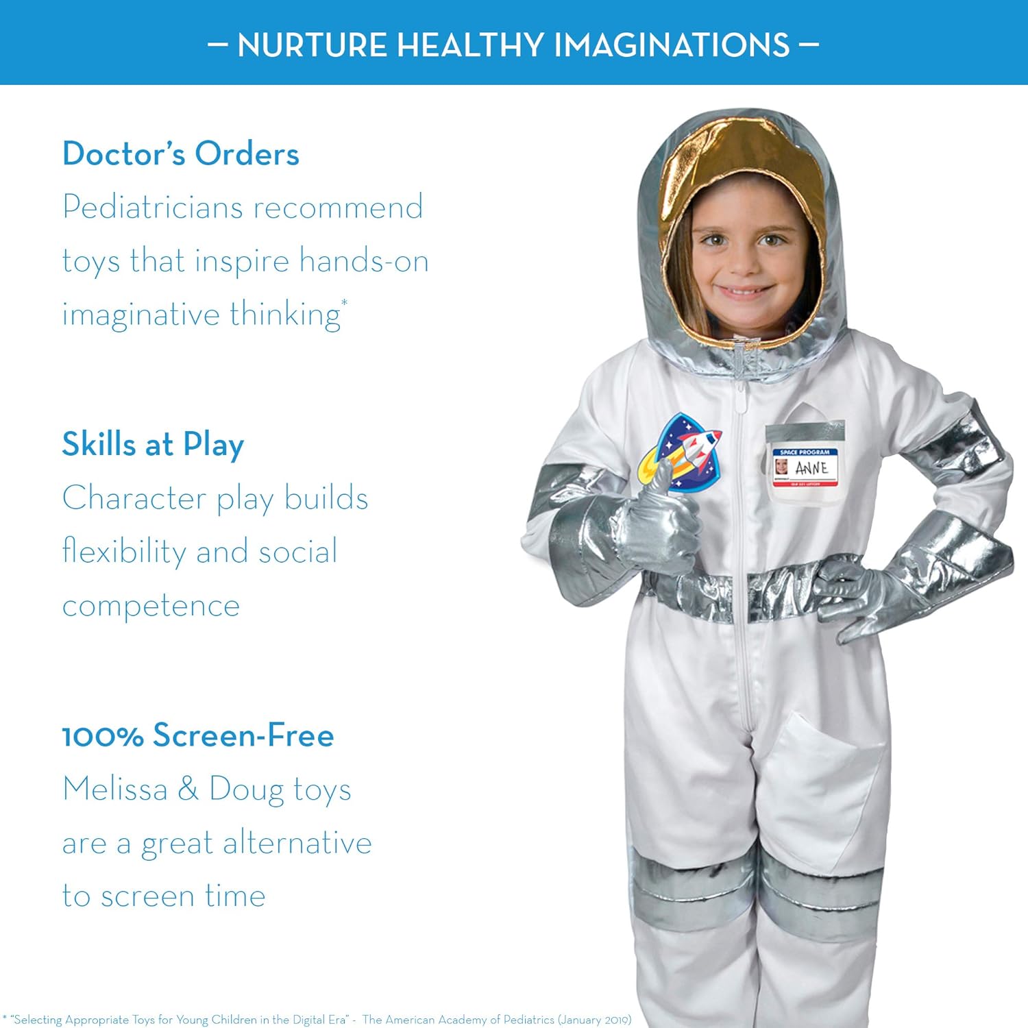 melissa and doug astronaut costume uk