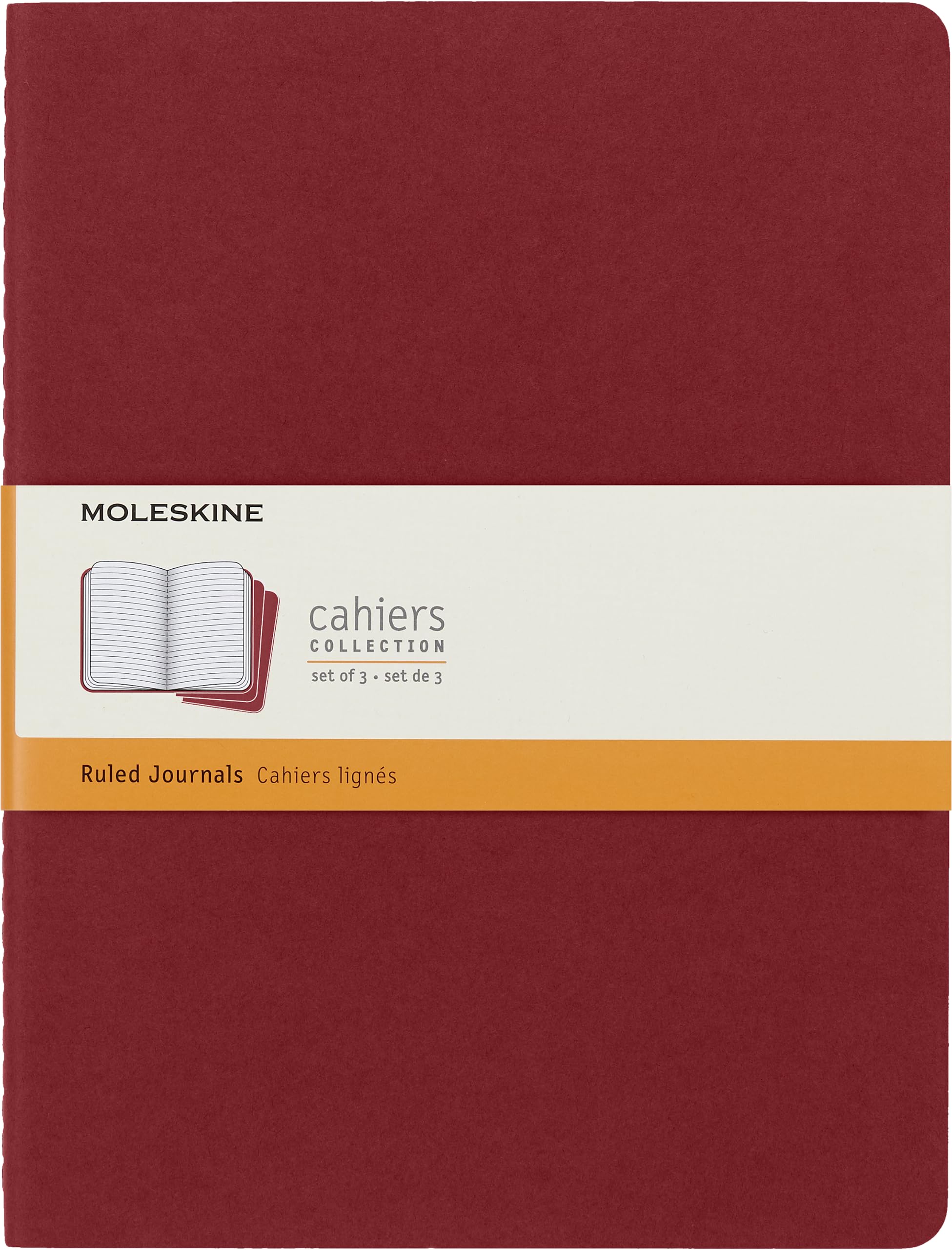 Moleskine Ruled Cahier: Extra Large ( Srl) book