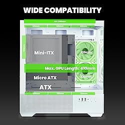 Zalman CHRONIX Mid Tower ATX Gaming PC Case with 3