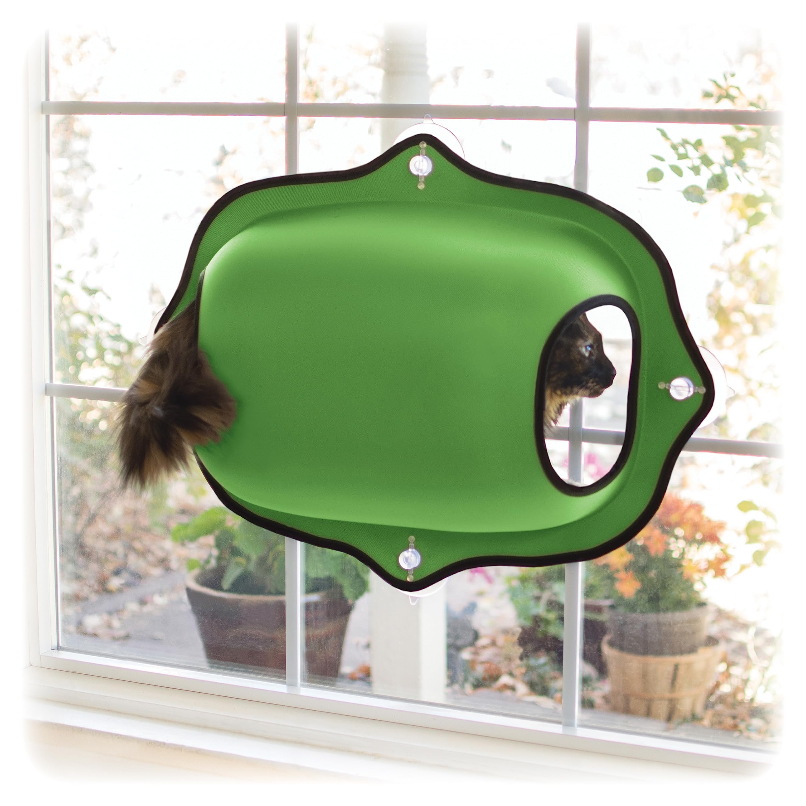K&H Ez Window Pod Kitty Sill, Green