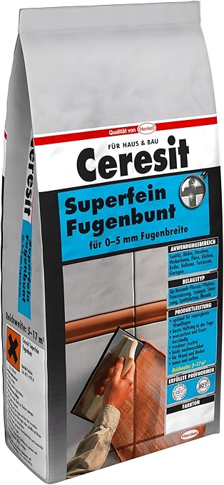 Ceresit CB4SZ Superfein Fugenbunt schwarz 0-5 mm: Amazon.de: Baumarkt