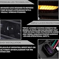VLAND Headlight Assembly Fit for Dodge Charger 2011