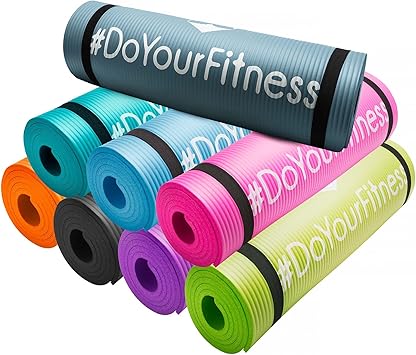 Esterilla para fitness »Yogini« / gruesa y suave, perfecta para pilates, gimnasia y yoga / Colchoneta