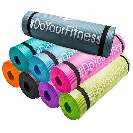 #DoYourFitness® Fitnessmatte/Gymnstikmatte | weiche, Rutschfeste Oberfläche ideal für Fitness Yoga & Pilates - Maße: 183 x 61