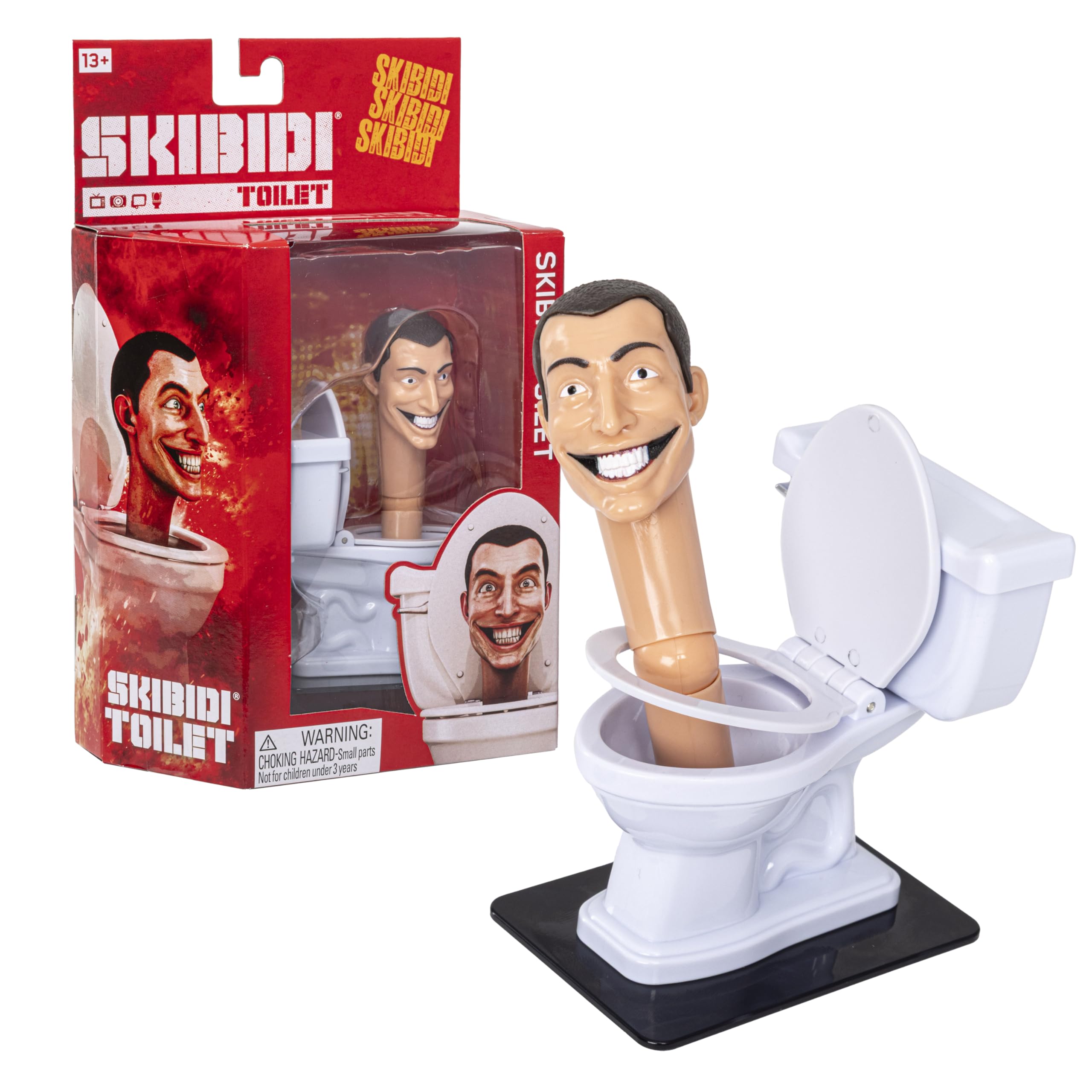 SKIBIDI Toilet Deluxe Figure - Series 2, 6" Collectible Figures, YouTube Animation Sensation, Officially Licensed Toilet Merch Toilet