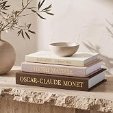 InnoGear 3 Pcs Decorative Books Fake Book for Home Room Decor Shelves Table | Openable, Easy to Clean, No Assembly Required, Stacked Together Well, Well-Made, Sturdy, for Storage, Modern Decor