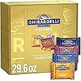 GHIRARDELLI Premium Chocolate Assortment SQUARES Gift Box, 29.6 oz