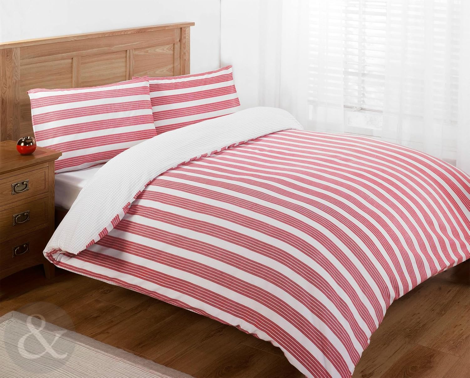 Just Contempo NAUTICAL BEDDING Poly Cotton DUVET COVER SET Striped Bed