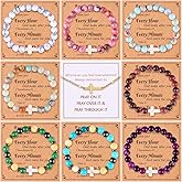 Giovanchi 9Pcs Cross Bracelet for Women, Christian Gifts for Women, Easter Gifts for Women, Unique Jewelry Gift for Lover Friends Mom Sister in Christ Niece on Birthday Christmas